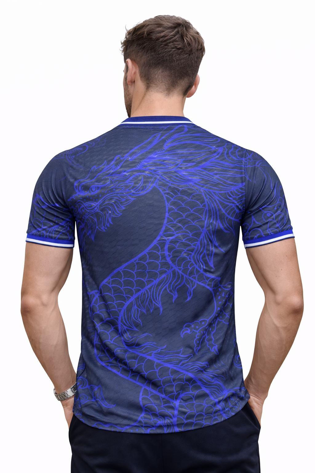 Maillot Dragon Japonais Bleu - Y-3